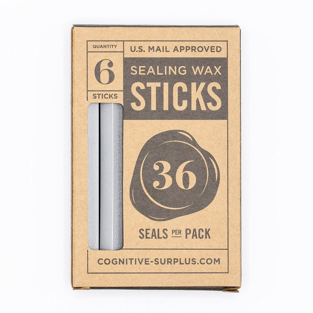 Sealing Wax Sticks- Package of Six Sticks in Silver Shimmer — Two Hands  Paperie